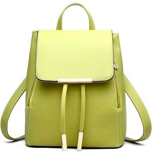 New Pahajim Women's Mini Backpack Purse-Lime Green-NWOT